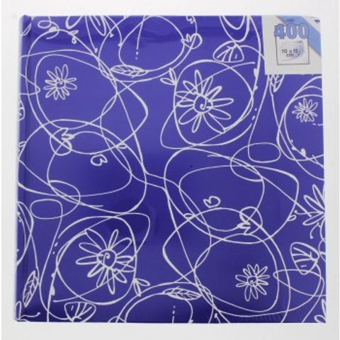 HAMA ALBUM KLASICKÉ DECORI II 30X30 CM, 100 STRAN, MODRÁ