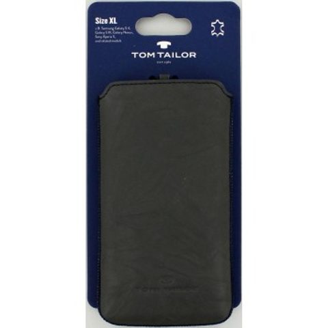 TOM TAILOR CRUMPLED COLORS, POUZDRO NA MOBIL, VELIKOST XL, ŠEDÉ