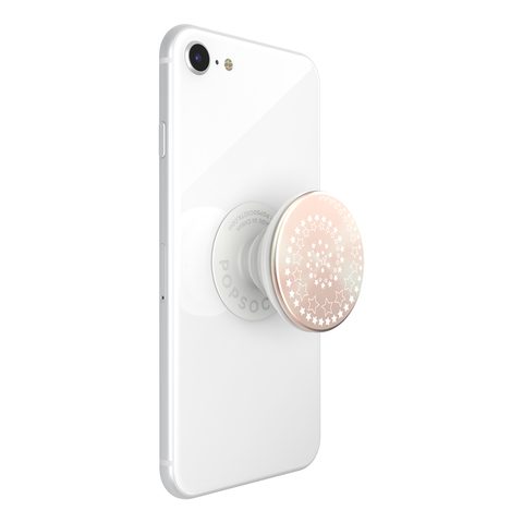 POPSOCKETS POPGRIP GEN.2, BACKSPIN STARRY EYE, OTÁČECÍ (KULIČKOVÉ LOŽISKO), RŮŽOVÝ