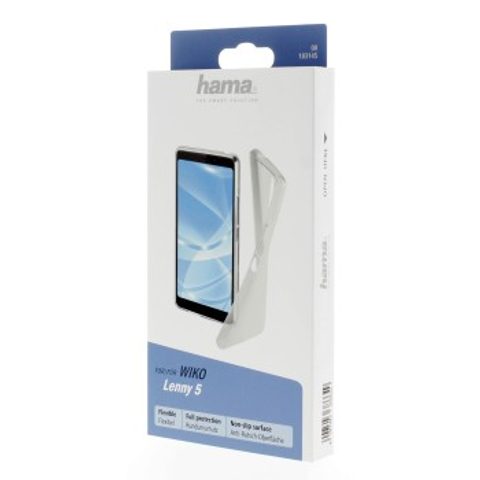 HAMA CRYSTAL COVER FOR WIKO LENNY 5, TRANSPARENT