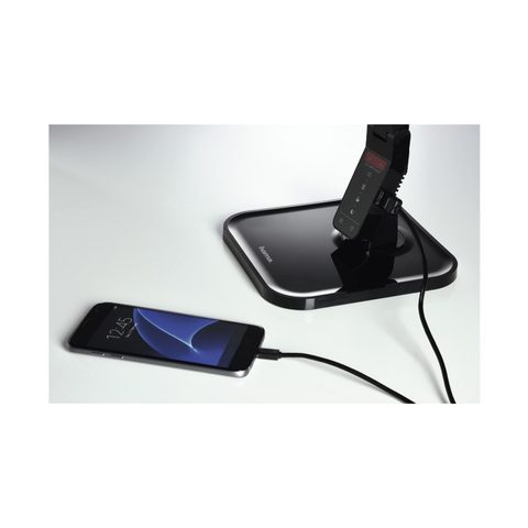 HAMA SL 95 LED DESK LAMP, MULTI-COLOUR/TIMER, BLACK