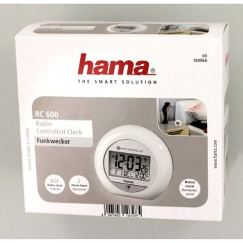 HAMA RC 600 RADIO-CONTROLLED ALARM CLOCK