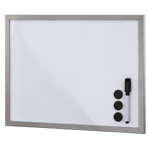 HAMA BIELA MAGNETICKÁ TABUĽA, 40X60 CM, DREVENÁ, STRIEBORNÁ