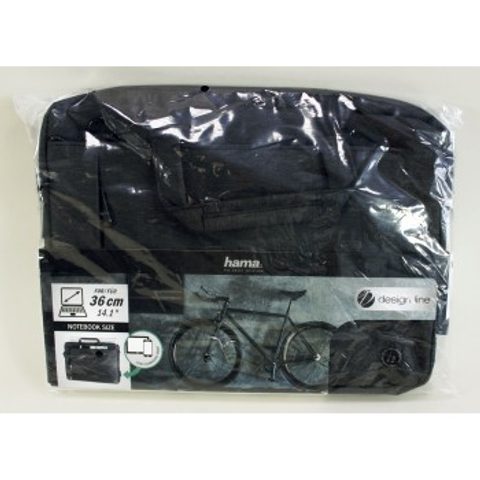 HAMA BRAŠNA NA NOTEBOOK S INTEGROVANÝM USB KABELEM MANCHESTER, 36 CM (14,1"), ČERNÁ