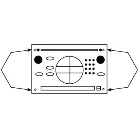 HAMA OPEL CAR RADIO UNLOCK BRACKET