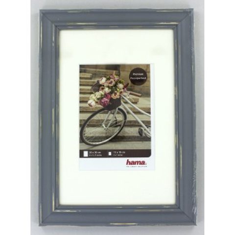 HAMA RÁMEČEK DŘEVĚNÝ VÉLO, ŠEDÁ, 20 X 30 CM