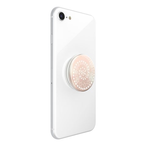 POPSOCKETS POPGRIP GEN.2, BACKSPIN STARRY EYE, OTÁČECÍ (KULIČKOVÉ LOŽISKO), RŮŽOVÝ