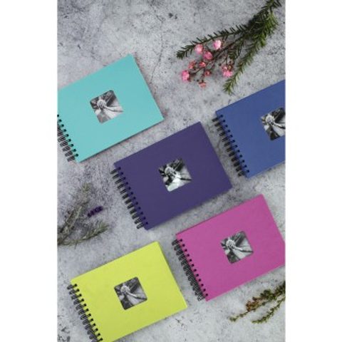 HAMA ALBUM KLASICKÉ SPIRÁLOVÉ FINE ART 24X17 CM, 50 STRAN, ULTRAFIALOVÁ