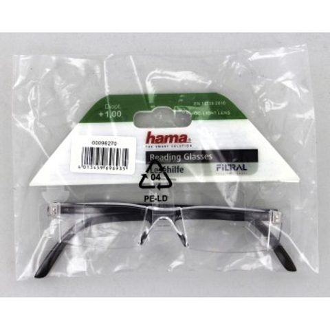 FILTRAL OKULIARE NA ČÍTANIE, PLASTOVÉ, ŠEDÉ, +1,0 DPT