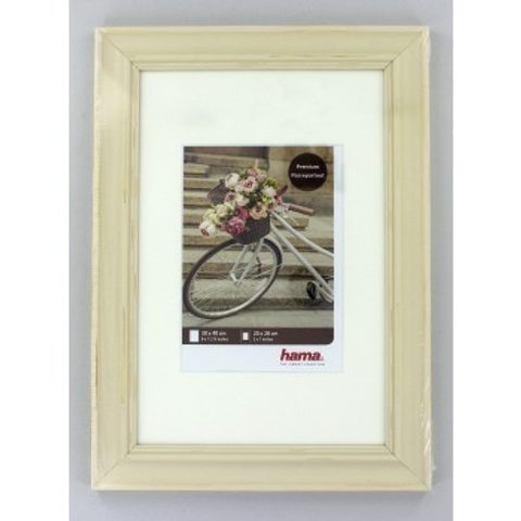 HAMA RÁMEČEK DŘEVĚNÝ VÉLO, KRÉMOVÁ, 30 X 40 CM