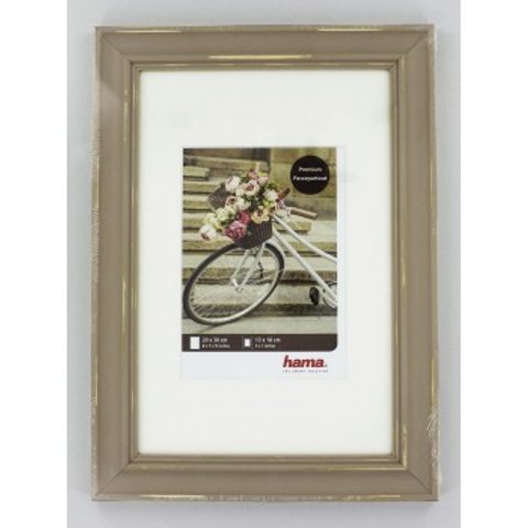 HAMA RÁMEČEK DŘEVĚNÝ VÉLO, KAPUČÍNO, 20 X 30 CM