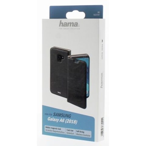 HAMA GUARD CASE BOOKLET FOR SAMSUNG GALAXY A6 (2018), BLACK
