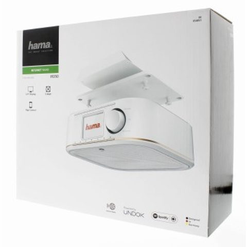 HAMA INTERNETOVÉ RÁDIO IR350M, INTERNET RÁDIO/MULTIROOM/APP OVLÁDÁNÍ UNDOK, BÍLÉ