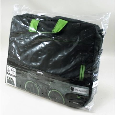 HAMA BRAŠNA NA NOTEBOOK MARSEILLE, 44 CM (17.3"), ŠEDÁ/ZELENÁ