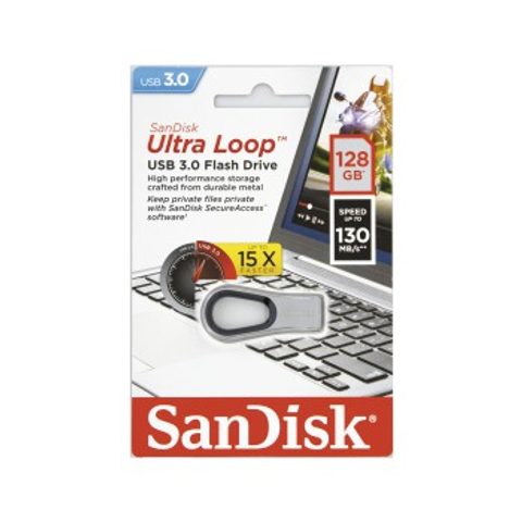 SANDISK ULTRA LOOP 128 GB, USB 3.0