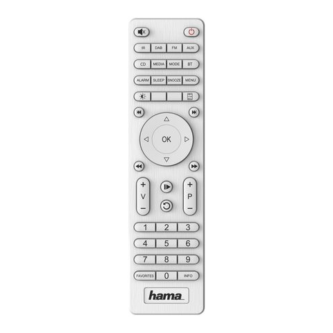 HAMA INTERNETOVÉ RÁDIO DIT2100MSBT, HYBRID HI-FI TUNER, FM/DAB/DAB+/A/MR/BT, STŘÍBRNÉ