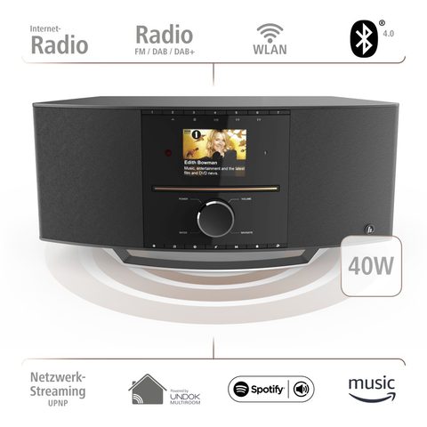 HAMA DIGITÁLNÍ RÁDIO DIR3505MSCBT, DAB+/INTERNETOVÉ RÁDIO/CD/BT/MULTIROOM/APP OVLÁDÁNÍ