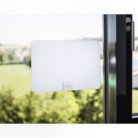 HAMA POKOJOVÁ ANTÉNA DVB-T/DVB-T2, ULTRA PLOCHÁ