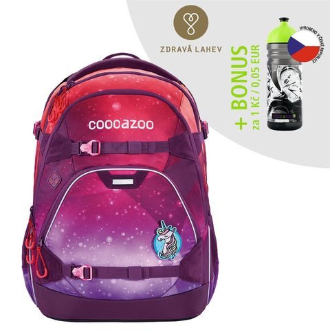ŠKOLNÍ BATOH COOCAZOO SCALERALE, OCEANEMOTION GALAXY PINK, CERTIFIKÁT AGR