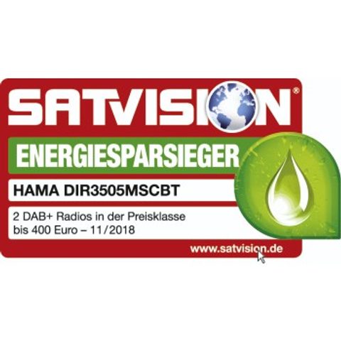 HAMA DIGITÁLNÍ RÁDIO DIR3505MSCBT, DAB+/INTERNETOVÉ RÁDIO/CD/BT/MULTIROOM/APP OVLÁDÁNÍ