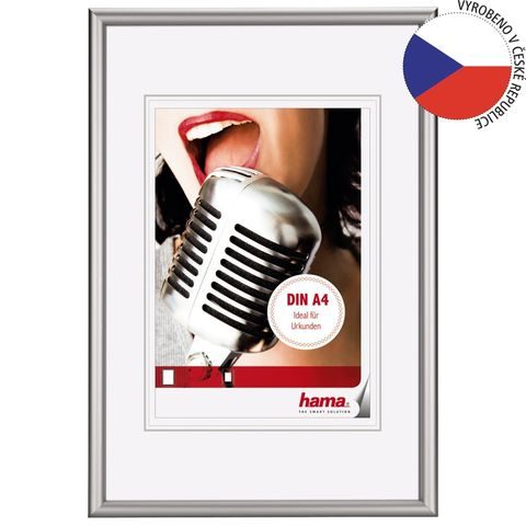 HAMA RÁMEČEK HLINÍKOVÝ CHICAGO, STŘÍBRNÝ, 21X29,7CM