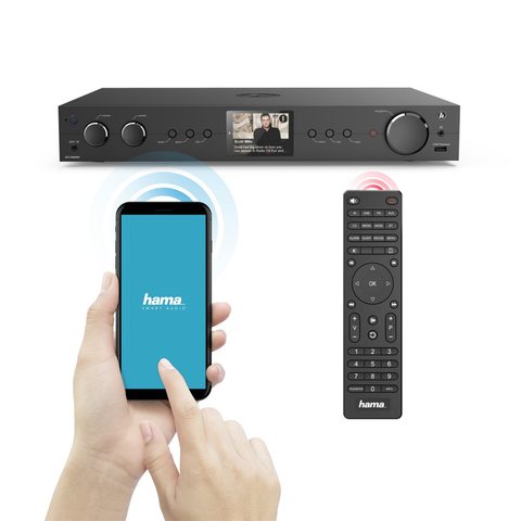 HAMA INTERNETOVÉ RÁDIO DIT2100MSBT, HYBRID HI-FI TUNER, FM/DAB/DAB+/A/MR/BT, ČERNÉ