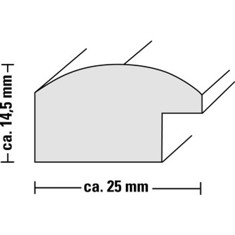 HAMA RÁMEČEK DŘEVĚNÝ BIBIONE, JAVOR, 13X18 CM
