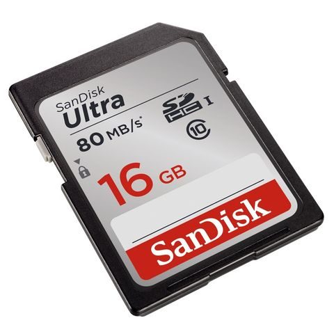 SANDISK ULTRA SDHC 16 GB 80 MB/S CLASS 10 UHS-I NÁHRADA ZA 124057