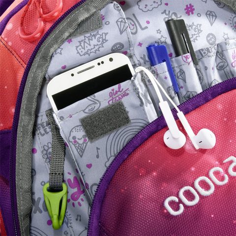 ŠKOLNÍ BATOH COOCAZOO SCALERALE, OCEANEMOTION GALAXY PINK, CERTIFIKÁT AGR