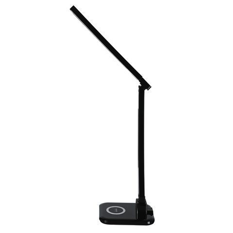 HAMA SL 65 LED DESK LAMP, QI CHARGER/MULTI-COLOUR/TIMER, BLACK