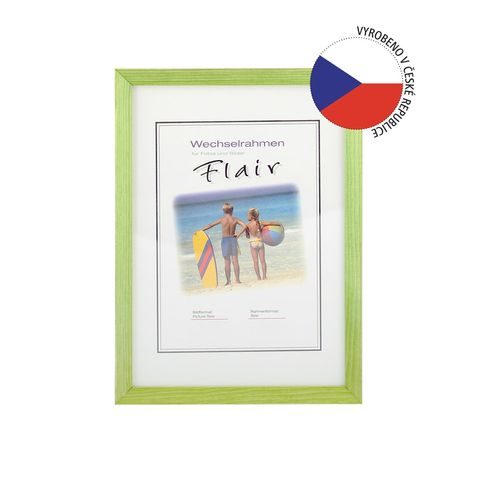 HAMA RÁMEČEK DŘEVĚNÝ EVA, ZELENÁ, 30X40 CM
