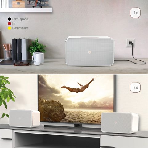 HAMA SMART REPRODUKTOR SIRIUM2100AMBT, ALEXA/BLUETOOTH, BÍLÝ