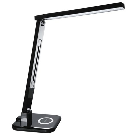 HAMA SL 65 LED DESK LAMP, QI CHARGER/MULTI-COLOUR/TIMER, BLACK