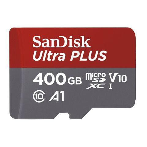 SANDISK ULTRA MICROSDXC 400 GB 100 MB/S A1 CLASS 10 UHS-I, ANDROID, ADAPTÉR