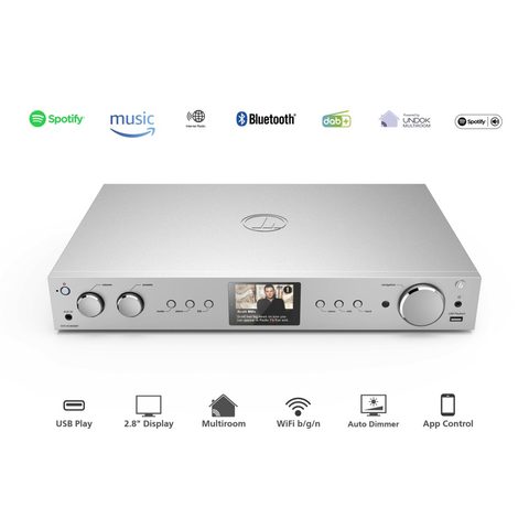 HAMA INTERNETOVÉ RÁDIO DIT2100MSBT, HYBRID HI-FI TUNER, FM/DAB/DAB+/A/MR/BT, STŘÍBRNÉ