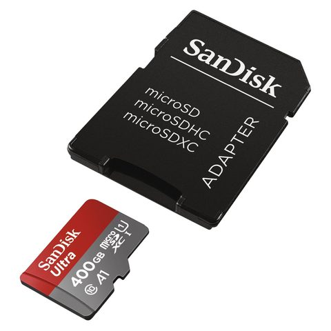 SANDISK ULTRA MICROSDXC 400 GB 100 MB/S A1 CLASS 10 UHS-I, ANDROID, ADAPTÉR