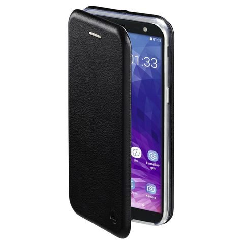 HAMA CURVE BOOKLET FOR SAMSUNG GALAXY J6+, BLACK