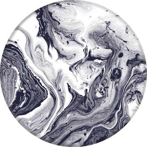POPSOCKETS BLACK WHITE MARBLE