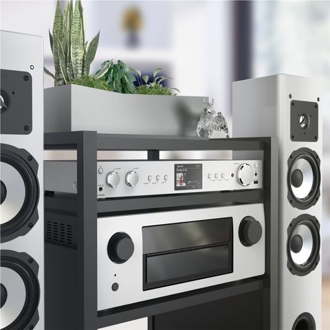 HAMA INTERNETOVÉ RÁDIO DIT2100MSBT, HYBRID HI-FI TUNER, FM/DAB/DAB+/A/MR/BT, STŘÍBRNÉ