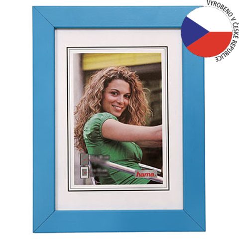 HAMA RÁMEČEK DŘEVĚNÝ JESOLO, PETROLEJOVÁ, 29,7X42 CM