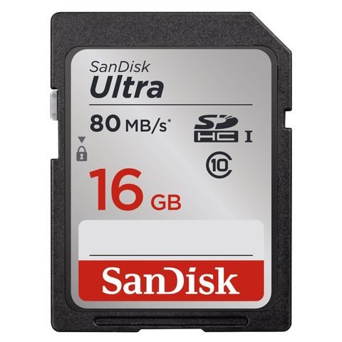 SANDISK ULTRA SDHC 16 GB 80 MB/S CLASS 10 UHS-I NÁHRADA ZA 124057