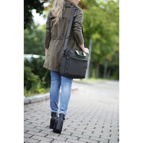 HAMA BRAŠNA NA NOTEBOOK MARSEILLE, 44 CM (17.3"), ŠEDÁ/ZELENÁ