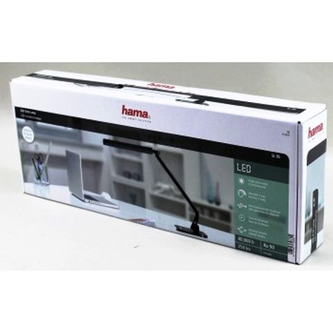 HAMA SL 95 LED DESK LAMP, MULTI-COLOUR/TIMER, BLACK