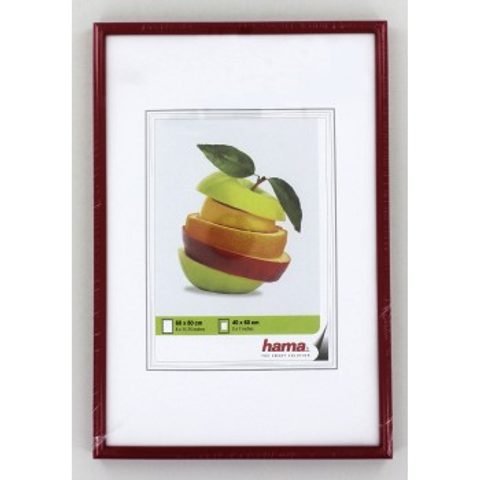 HAMA SEVILLA PLASTIC FRAME, RED, 60 X 80 CM
