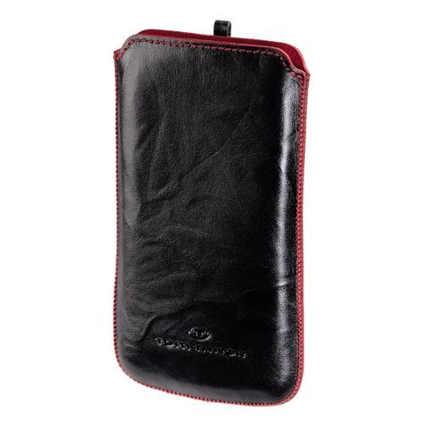 TOM TAILOR CRUMPLED COLORS, POUZDRO NA MOBIL, VELIKOST XL, ČERNÉ