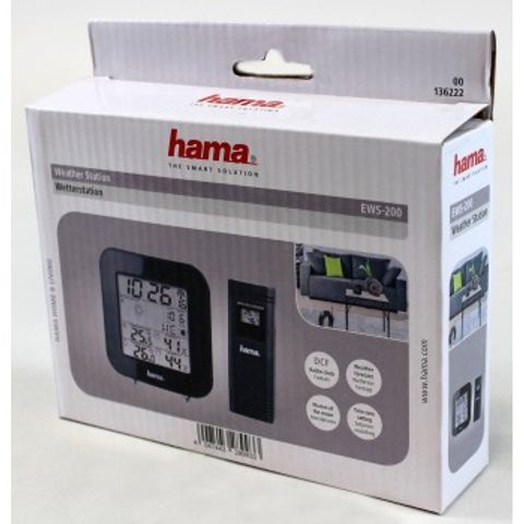 HAMA EWS-200 WEATHER STATION, BLACK