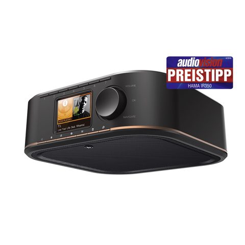HAMA INTERNETOVÉ RÁDIO IR350M, INTERNET RÁDIO/MULTIROOM/APP OVLÁDÁNÍ UNDOK, ČERNÉ