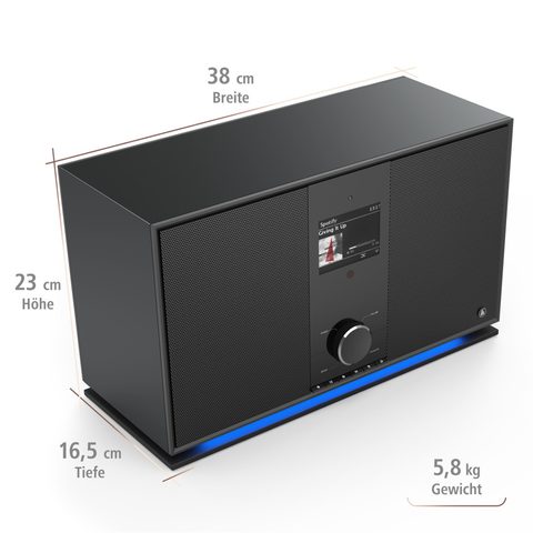HAMA DIGITÁLNÍ RÁDIO DIR3605MSBT, DAB+/INTERNETOVÉ RÁDIO/MULTIROOM/BLUETOOTH/APP OVLÁDÁNÍ