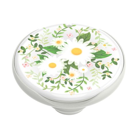 POPSOCKETS POPGRIP GEN.2, POPMIRROR MIDSUMMER, SO ZRKADIELKOM, BÍLÝ S KVÍTKY