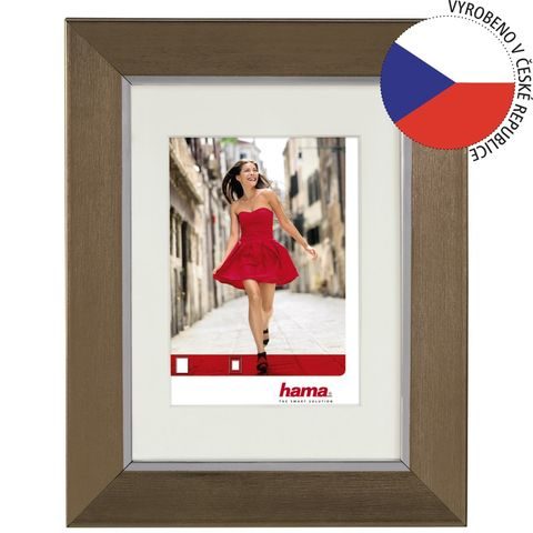 HAMA RÁMEČEK PLASTOVÝ PORTO, ZLATÁ, 30X30 CM